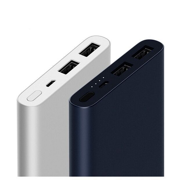 Внешний аккумулятор Xiaomi Mi Power Bank 2S (2i) 10000 mAh (Silver) - 4