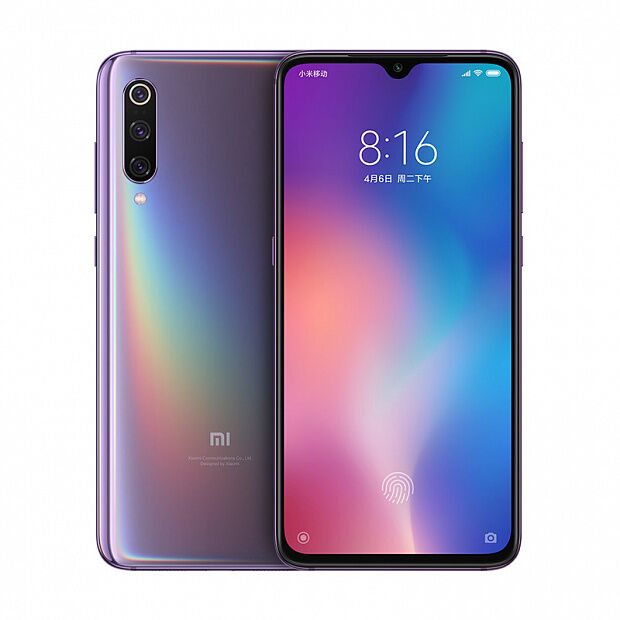 Смартфон Xiaomi Mi 9 256GB/8GB (Purple/Фиолетовый) - 1