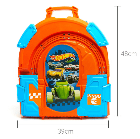 Гоночная трасса Hotwheels Portable Cassette Battery Car Set (Orange/Оранжевый) - 2